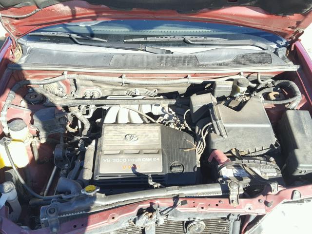 JTEHF21A320083233 - 2002 TOYOTA HIGHLANDER RED photo 7