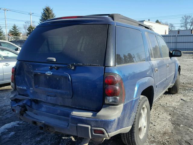 1GNET16S766169327 - 2006 CHEVROLET TRAILBLAZE BLUE photo 4