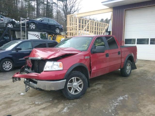 1FTRW14W97FA54253 - 2007 FORD F150 SUPER RED photo 2