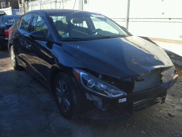 5NPD84LFXJH222227 - 2018 HYUNDAI ELANTRA SE BLACK photo 1