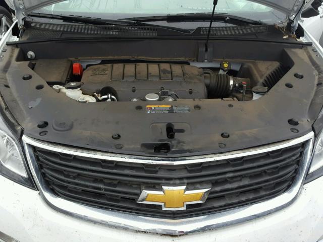 1GNKVFEDXHJ239139 - 2017 CHEVROLET TRAVERSE L WHITE photo 7