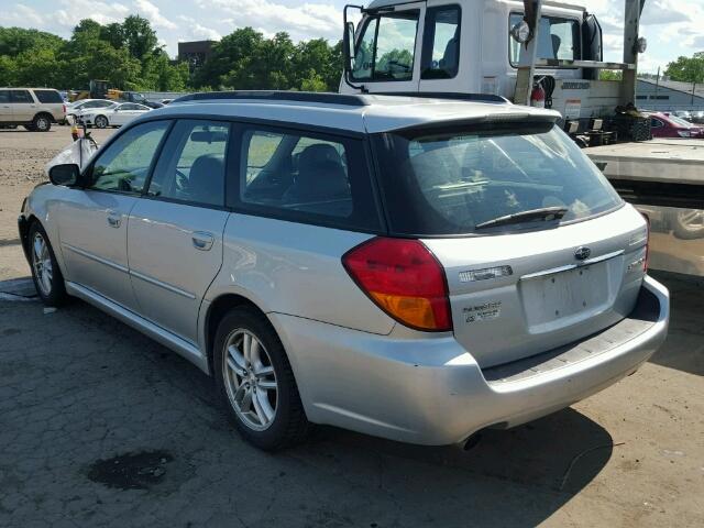 4S3BP626457304410 - 2005 SUBARU LEGACY 2.5 SILVER photo 3