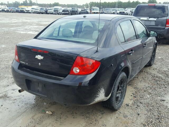 1G1AL58F287138667 - 2008 CHEVROLET COBALT LT BLACK photo 4