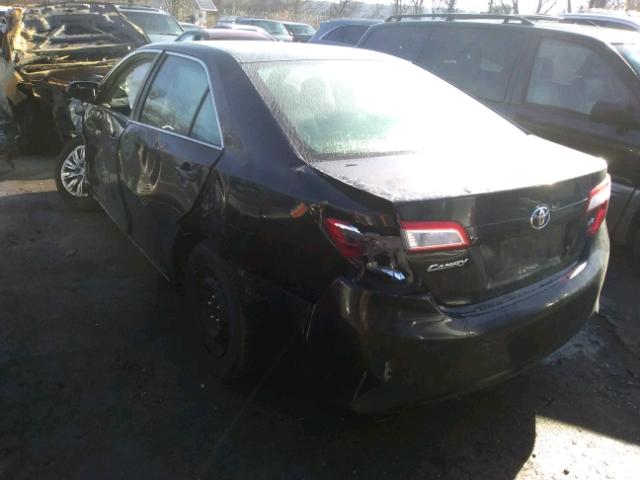 4T4BF1FK9ER408049 - 2014 TOYOTA CAMRY L BLACK photo 3