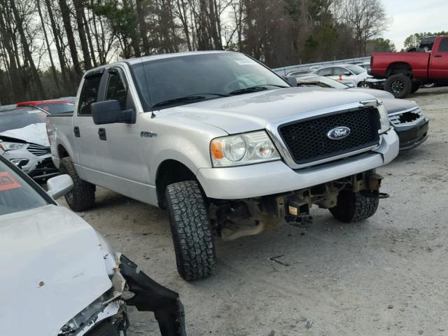 1FTRW14W78FC25230 - 2008 FORD F150 SUPER SILVER photo 1