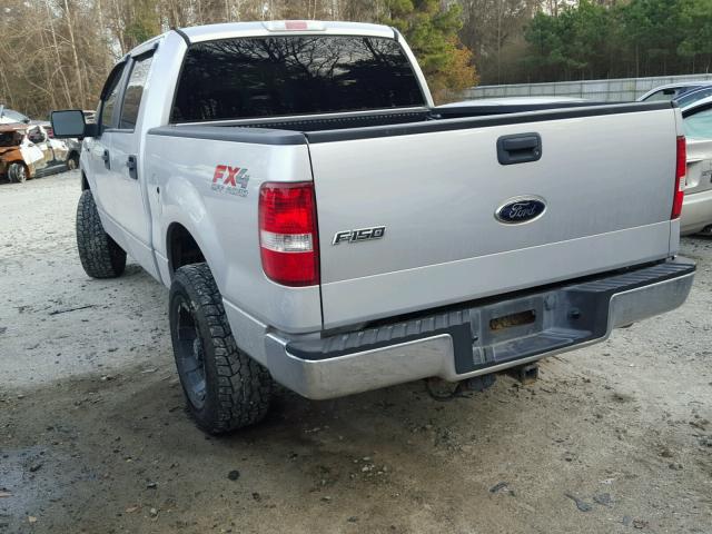 1FTRW14W78FC25230 - 2008 FORD F150 SUPER SILVER photo 3