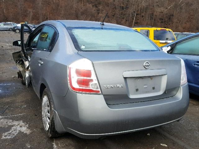 3N1AB61E58L749177 - 2008 NISSAN SENTRA 2.0 GRAY photo 3