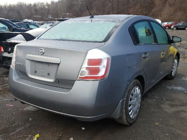 3N1AB61E58L749177 - 2008 NISSAN SENTRA 2.0 GRAY photo 4