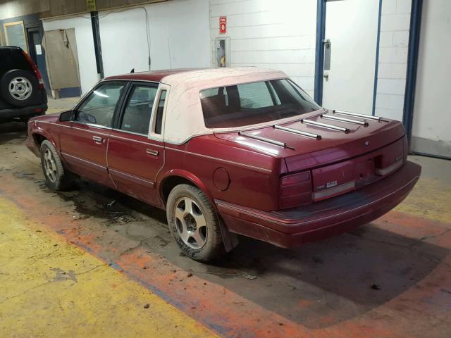 1G3AG55M3R6314552 - 1994 OLDSMOBILE CUTLASS CI MAROON photo 3