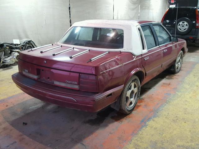 1G3AG55M3R6314552 - 1994 OLDSMOBILE CUTLASS CI MAROON photo 4