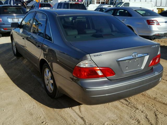 4T1BF28BX4U352439 - 2004 TOYOTA AVALON XL GRAY photo 3