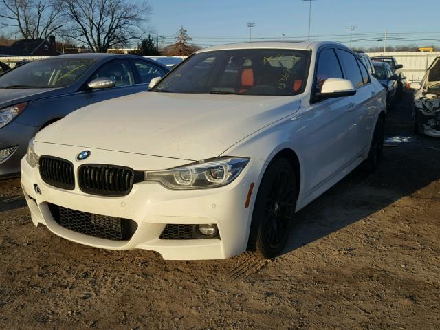 WBA8B7G5XGNT14563 - 2016 BMW 340 XI WHITE photo 2