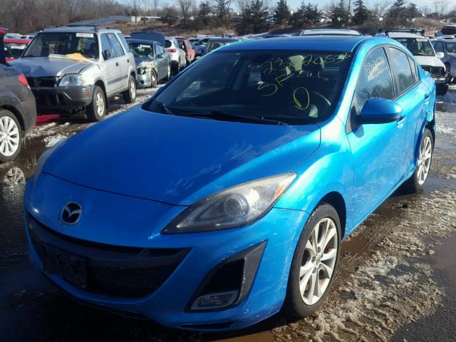 JM1BL1S59A1259645 - 2010 MAZDA 3 S BLUE photo 2