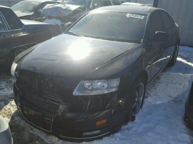 WAUDG74F59N030418 - 2009 AUDI A6 BLACK photo 2