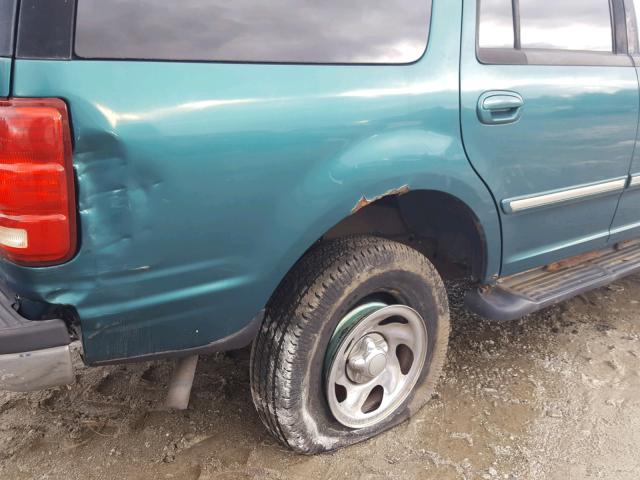 1FMFU18L3VLC17367 - 1997 FORD EXPEDITION GREEN photo 9