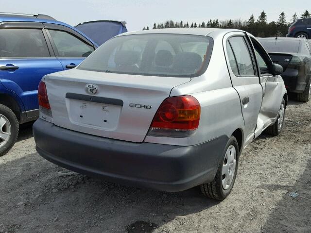 JTDBT123750354523 - 2005 TOYOTA ECHO SILVER photo 4