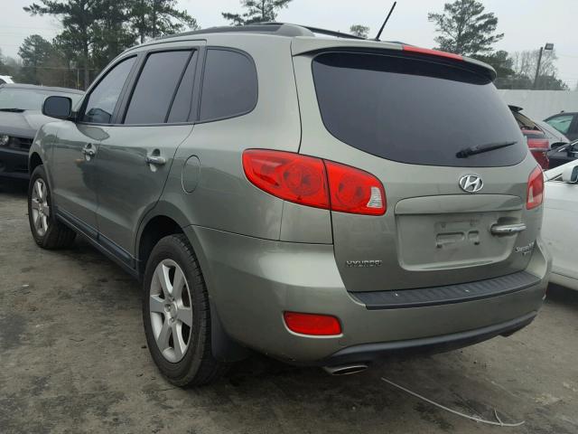 5NMSH13E19H316910 - 2009 HYUNDAI SANTA FE S GREEN photo 3