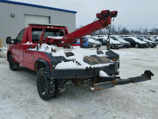 1FDAF57P64EA66169 - 2004 FORD F550 SUPER RED photo 3