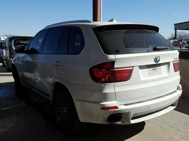 5UXZV4C52D0E07185 - 2013 BMW X5 XDRIVE3 WHITE photo 3