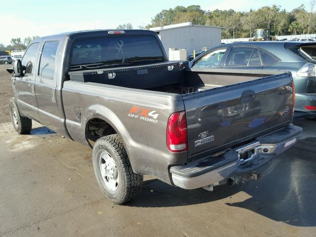 1FTSW21586ED13953 - 2006 FORD F250 SUPER GRAY photo 3