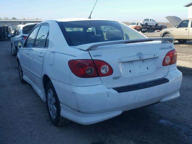 1NXBR32E77Z833897 - 2007 TOYOTA COROLLA CE WHITE photo 3