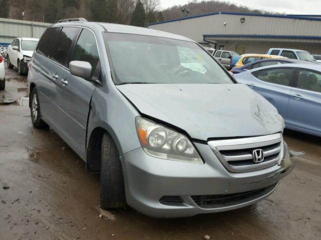 5FNRL384X5B124096 - 2005 HONDA ODYSSEY EX GRAY photo 1