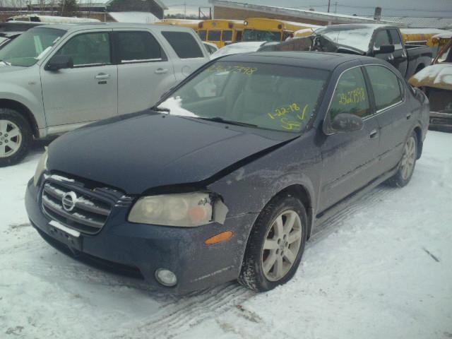 JN1DA31AX3T425447 - 2003 NISSAN MAXIMA GLE BLUE photo 2