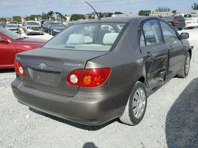 2T1BR32E83C031189 - 2003 TOYOTA COROLLA CE BEIGE photo 4