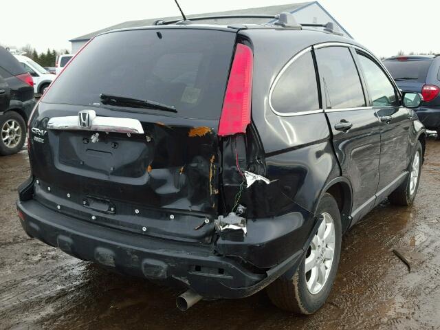 JHLRE48797C055768 - 2007 HONDA CR-V EXL BLACK photo 9