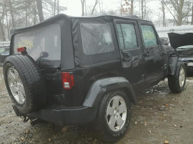 1J4BA3H14BL628272 - 2011 JEEP WRANGLER U BLACK photo 4