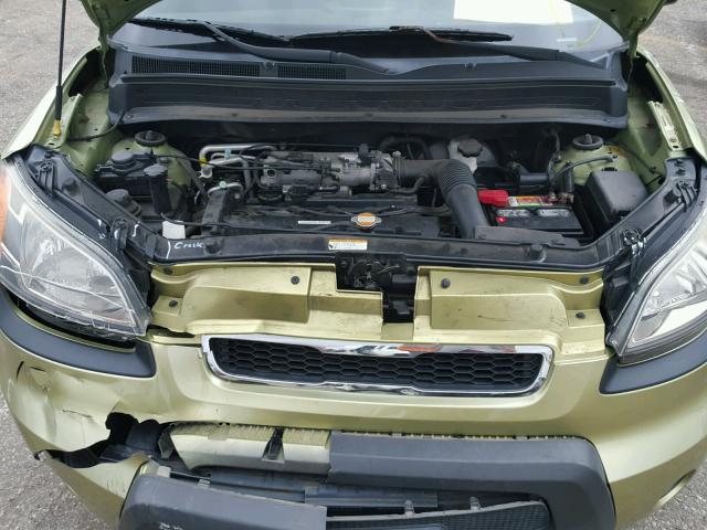 KNDJT2A23B7199899 - 2011 KIA SOUL + GREEN photo 7