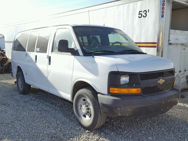 1GNZGXFA5D1185892 - 2013 CHEVROLET EXPRESS G3 WHITE photo 1