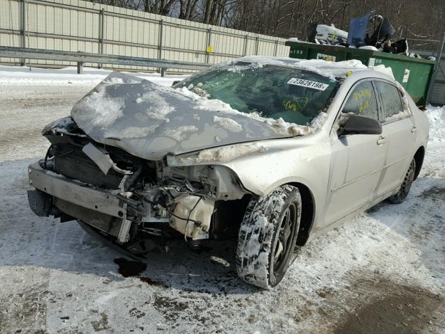 1G1ZB5EB6A4129677 - 2010 CHEVROLET MALIBU LS SILVER photo 2