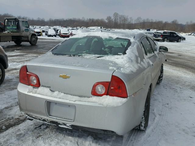 1G1ZB5EB6A4129677 - 2010 CHEVROLET MALIBU LS SILVER photo 4