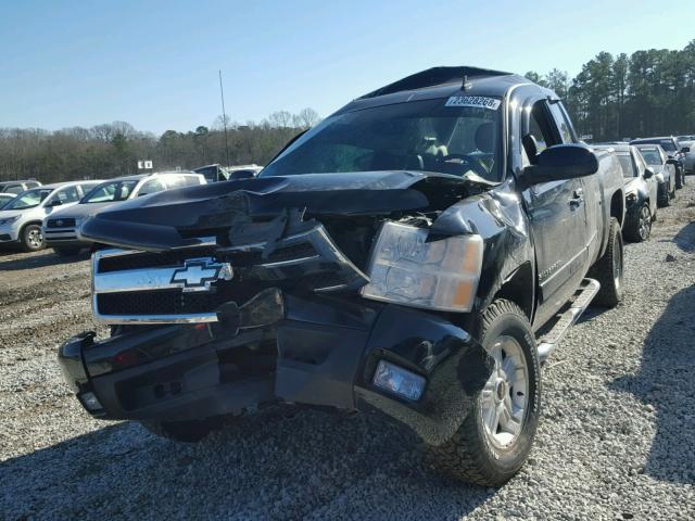 2GCEK19J881141979 - 2008 CHEVROLET SILVERADO BLACK photo 2