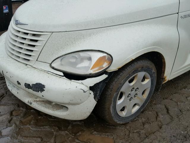 3C4FY48B25T502647 - 2005 CHRYSLER PT CRUISER WHITE photo 9