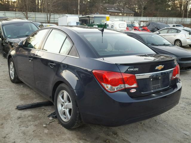 1G1PC5SBXD7312902 - 2013 CHEVROLET CRUZE LT BLUE photo 3