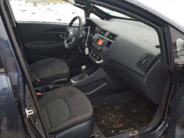 KNADM5A38E6956307 - 2014 KIA RIO LX Կապույտ լուսանկար 5