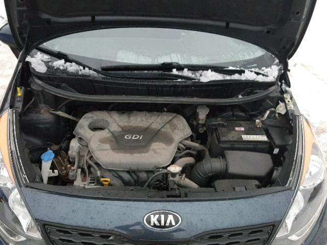 KNADM5A38E6956307 - 2014 KIA RIO LX Կապույտ լուսանկար 7