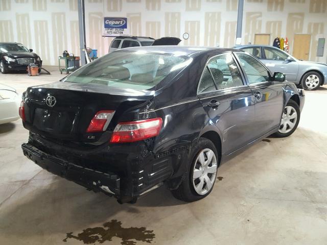 4T1BE46K27U579940 - 2007 TOYOTA CAMRY LE A Қара фото 4