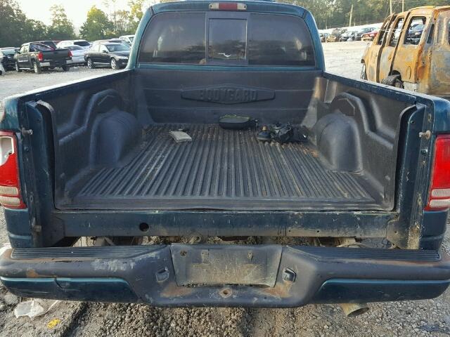 1B7GG23Y0VS281557 - 1997 DODGE DAKOTA GREEN photo 6