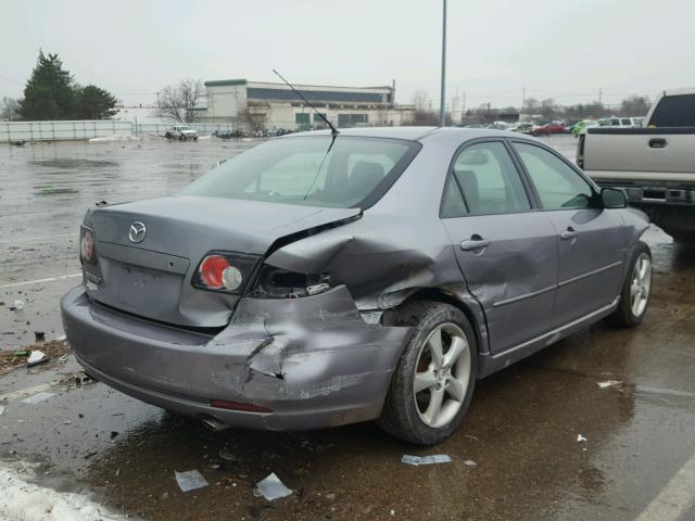 1YVHP80C385M12316 - 2008 MAZDA 6 I ნაცრისფერი ფოტო 4