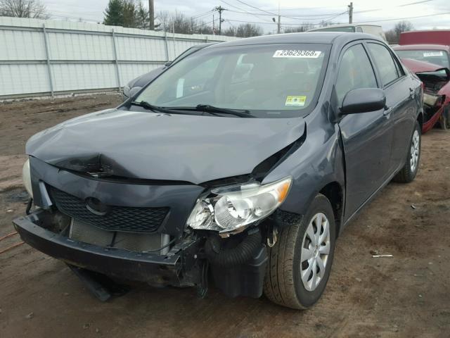 2T1BU4EE3AC259517 - 2010 TOYOTA COROLLA BA GRAY photo 2