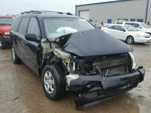 KNDMB233986267515 - 2008 KIA SEDONA EX BLACK photo 1