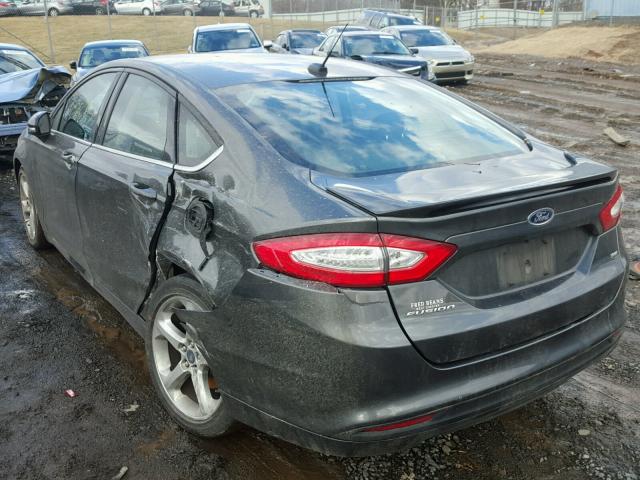 3FA6P0H73FR122793 - 2015 FORD FUSION SE CHARCOAL photo 3