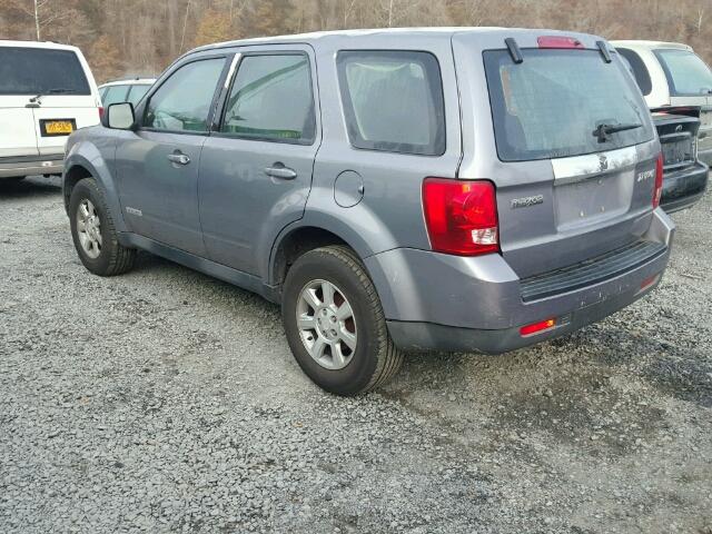 4F2CZ02Z68KM04225 - 2008 MAZDA TRIBUTE I SILVER photo 3