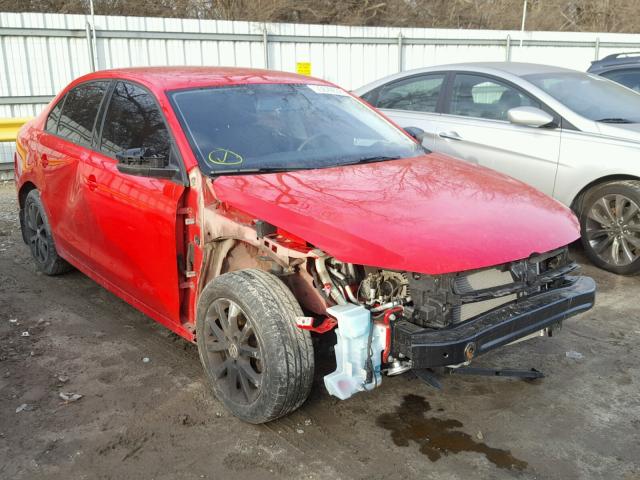 3VW2K7AJ2CM379178 - 2012 VOLKSWAGEN JETTA BASE 红色 照片 1