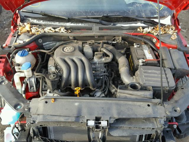 3VW2K7AJ2CM379178 - 2012 VOLKSWAGEN JETTA BASE 红色 照片 7
