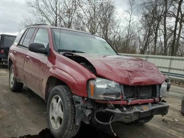 1GNDT13SX82210124 - 2008 CHEVROLET TRAILBLAZE BURGUNDY photo 1