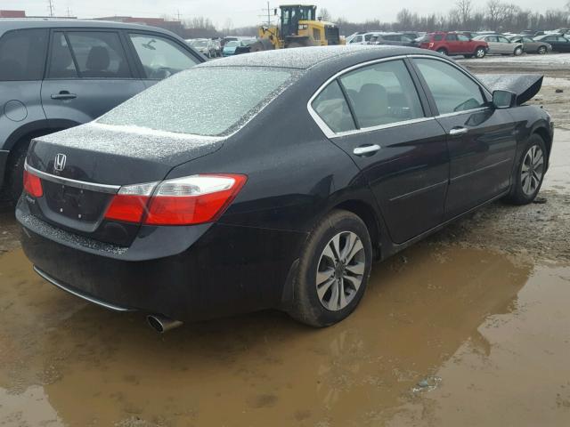 1HGCR2F3XFA215051 - 2015 HONDA ACCORD LX BLACK photo 4